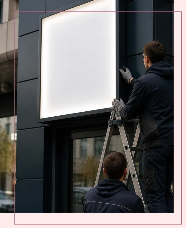 Световой короб в Курчатове по цене от 6622 р. | Аванза-Крч