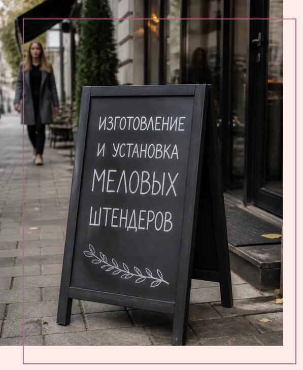 Меловые штендеры в Курчатове по цене от 6622 р. | Аванза-Крч